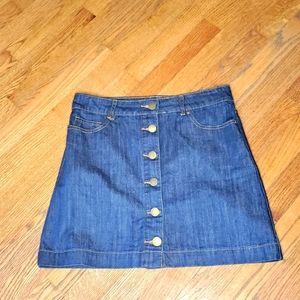 Denim Mini Skirt